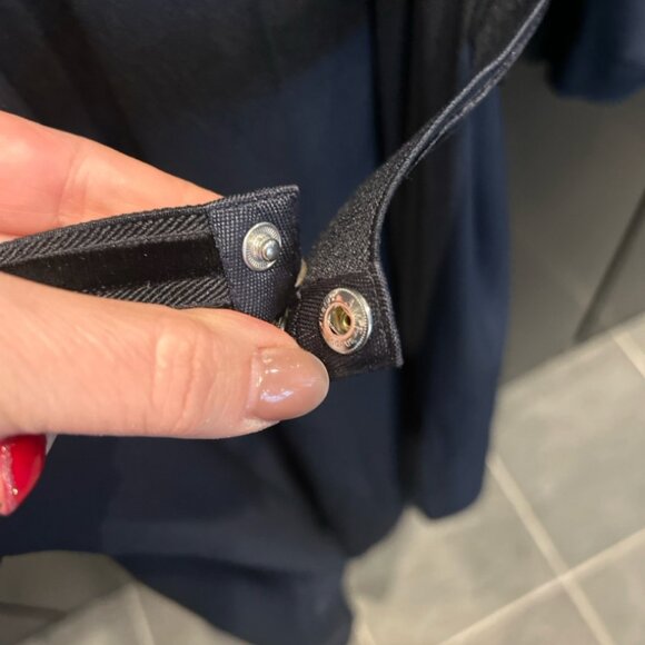 High end French designer HIGH knee length duster blouse - Picture 9 of 9